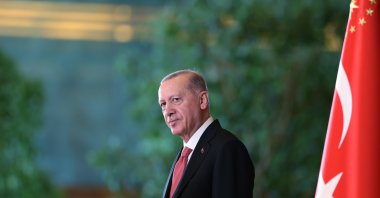 President Recep Tayyip Erdoğan attends the Oct. 29 Republic Day reception in Ankara, Oct. 29, 2024. (IHA Photo)