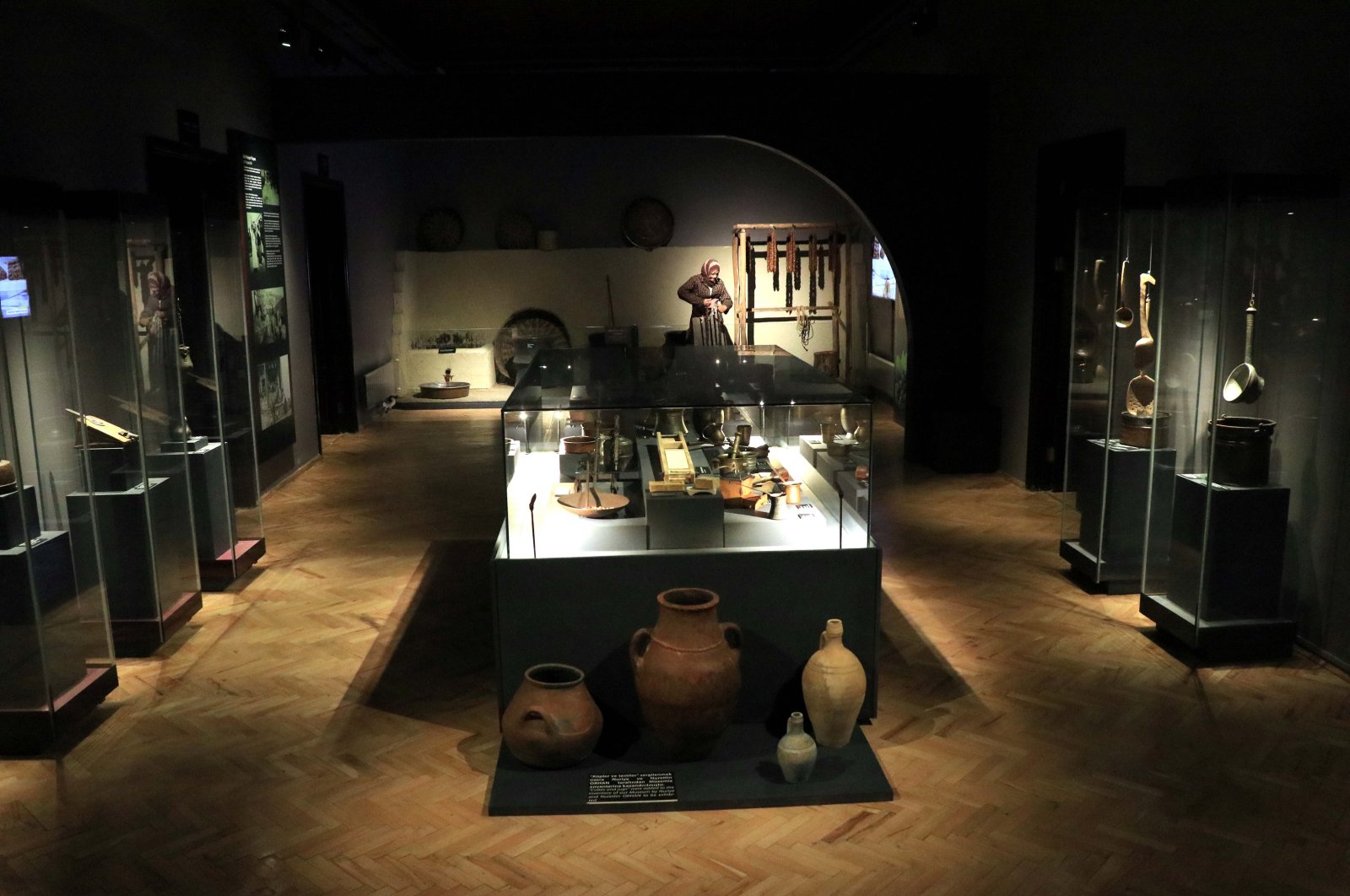 An interior view shows the newly opened Elazığ City Museum in Elazığ, eastern Türkiye, Oct. 29, 2024. (AA Photo)