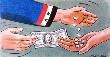 &quot;It is not merely a question of production or consumption of Captagon, but over the years the whole course has morphed into a sort of drug economy.&quot; (Illustration by Erhan Yalvaç)