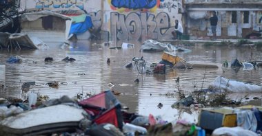 A flooded slum area is pictured in Paiporta, Valencia, Spain, Oct. 30, 2024. (AFP Photo)