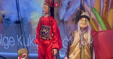 Istanbul Puppet Festival features performances from puppet artists around the globe, Istanbul, Türkiye, Oct. 30, 2024. (AA Photo)