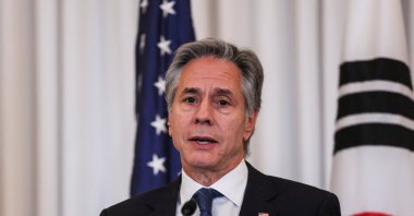 U.S. Secretary of State Antony Blinken speaks during a joint news conference with Defense Secretary Lloyd Austin, South Korean Foreign Minister Cho Tae-yul and Defense Minister Kim Yong-hyun (not pictured) at the State Department in Washington, U.S., Oct. 31, 2024. (Reuters Photo)
