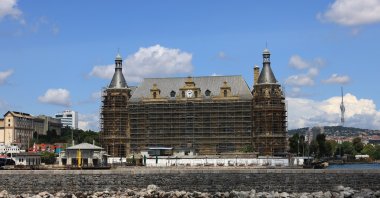 Restoration plans for Haydarpaşa Station continue in Istanbul, Türkiye, July 27, 2024. (Getty Images Photo) 