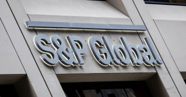 The S&P Global logo is displayed on its offices in the financial district in New York City, U.S., Dec. 13, 2018. (Reuters File Photo)
