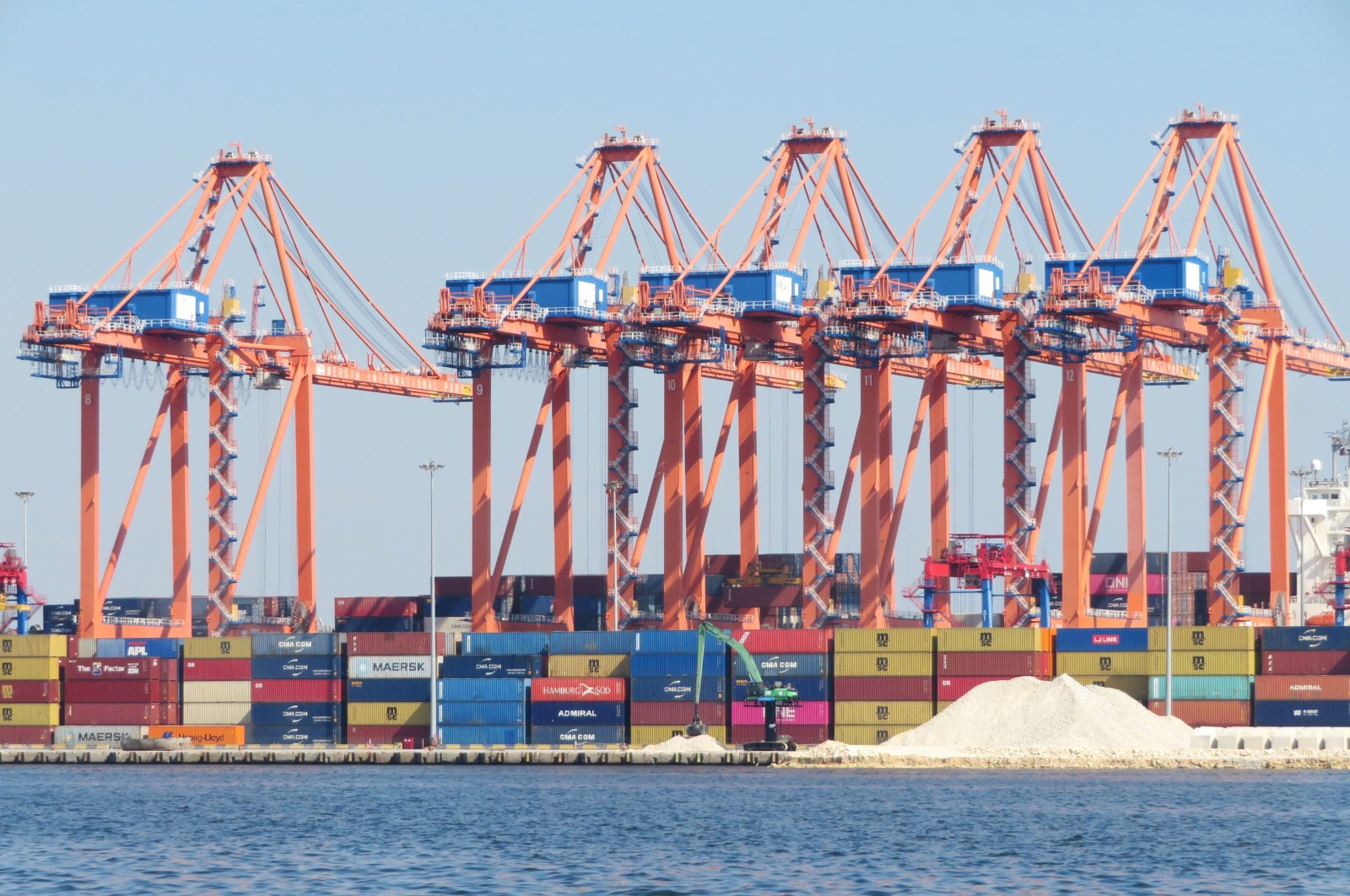 The port of Mersin, Türkiye, Oct. 8 2024. (Reuters Photo)