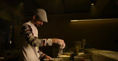 Chef Gökhan Eser Kesen prepares a selection of authentic Turkish dishes. (Courtesy of Gökhan Eser Kesen)