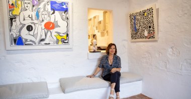 Ayşe Rodoslu poses in her boutique, 184 Dereköy. (Courtesy of Ayşe Rodoslu)