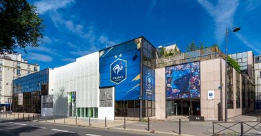Exterior view of the French Football Federation (FFF) headquarters, Paris, France, Sept. 25, 2023. (Shutterstock Photo)