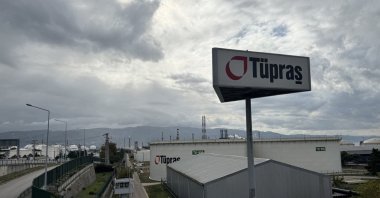 Tüpraş Izmit refinery, where a fire broke out during maintenance work, in Kocaeli, Türkiye, Nov. 5, 2024. (AA Photo)