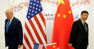 U.S. President Donald Trump attends a bilateral meeting with China&#039;s President Xi Jinping during the G-20 leaders summit in Osaka, Japan, June 29, 2019. (Reuters Photo)