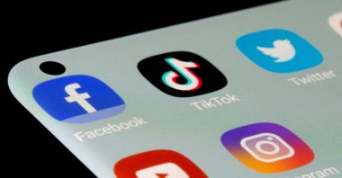 Facebook, TikTok, Twitter, YouTube and Instagram apps are seen on a smartphone in this illustration taken July 13, 2021. (Reuters Photo)