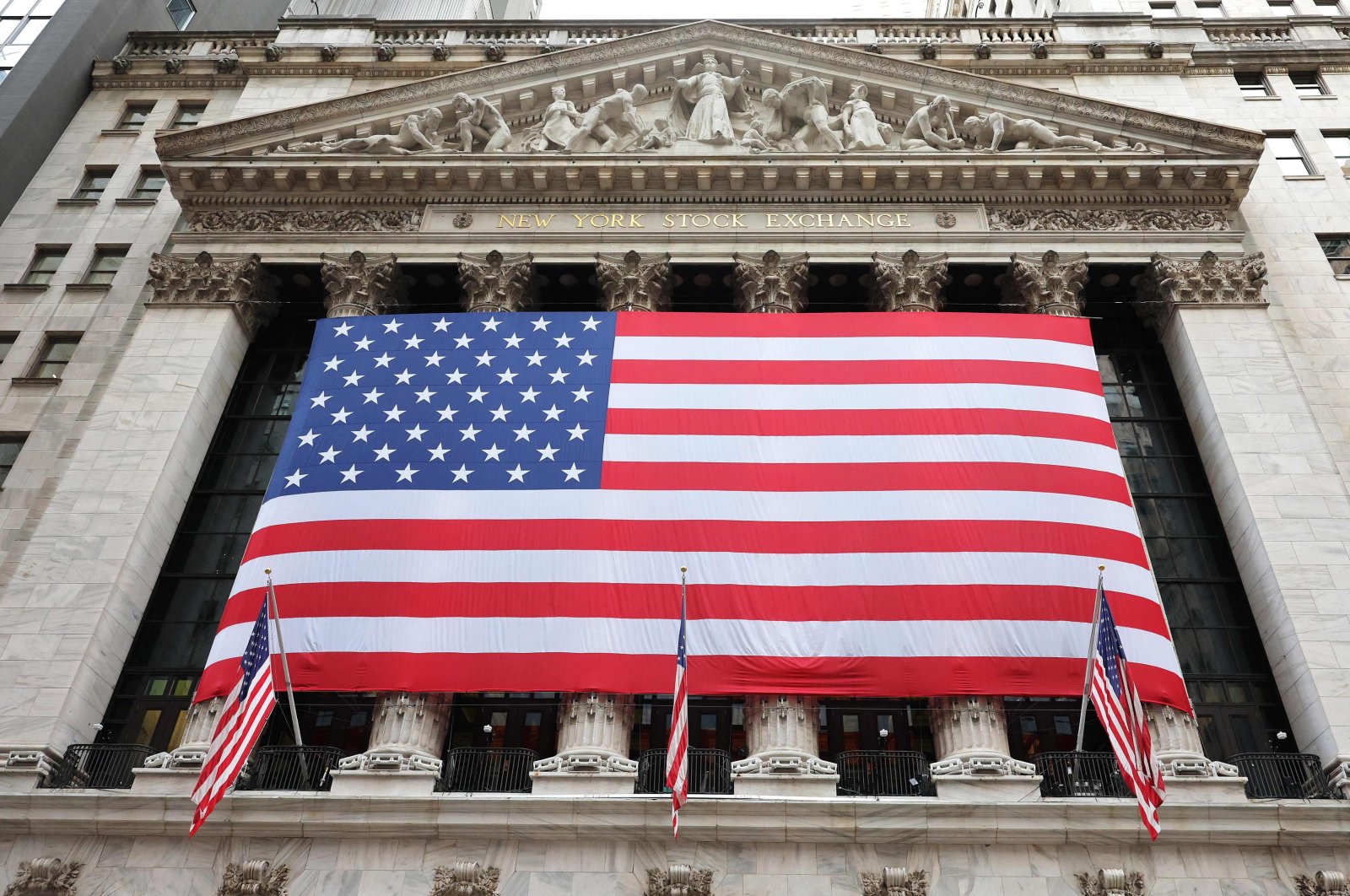 The New York Stock Exchange is seen during the morning trading on Nov. 7, 2024. (AFP Photo)