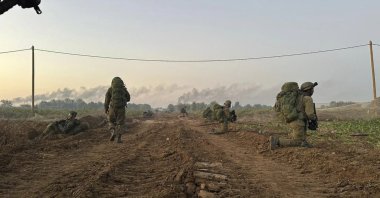 In this undated photo provided by the Israel Defense Forces (IDF) and released by The Associated Press on Nov. 1, 2023, Israeli soldiers are seen during a ground operation in the Gaza Strip, Palestine. (AP Photo)