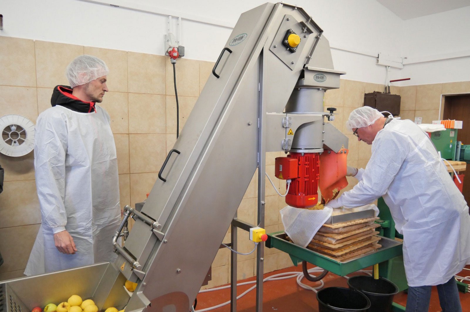 Workers use new installed packaging machines, boosting local production, Lepoglava, Croatia, Nov. 7, 2024. (AA Photo)