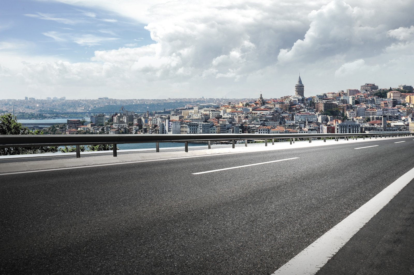 Some 177 kilometers of motorcyclist-friendly barriers are installed, including in Istanbul, Türkiye. (Getty Images Photo)