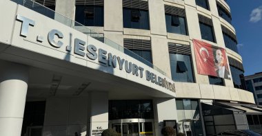 A view of the Esenyurt Municipality building following the arrest of district Mayor Ahmet Özer on terrorism charges, Istanbul, Türkiye, Oct. 30, 2024. (AA Photo)
