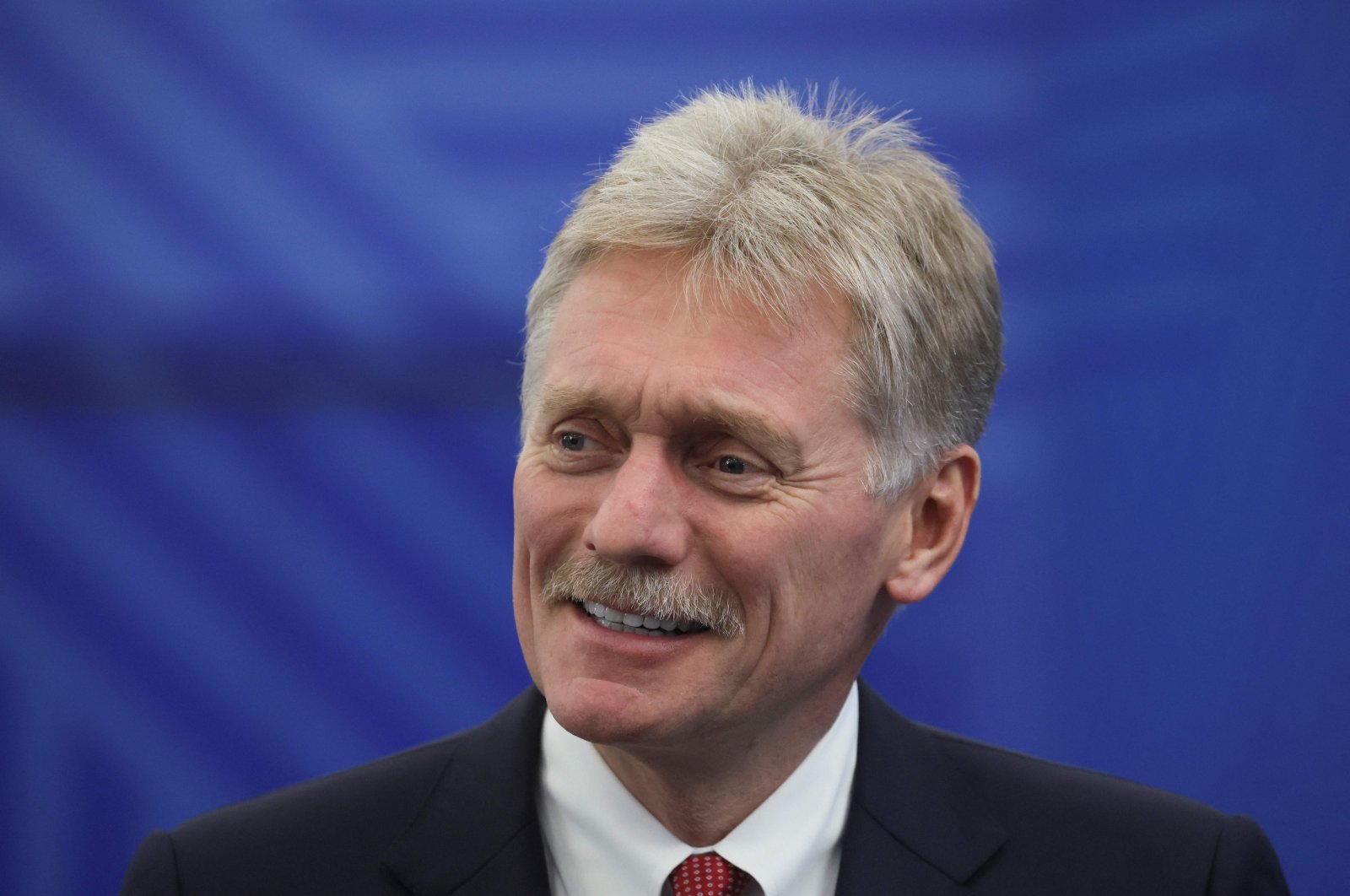 Kremlin spokesperson Dmitry Peskov looks on prior to a meeting between the Russian president and his Mauritanian counterpart  on the sidelines of the BRICS summit in Kazan, Russia, Oct. 24, 2024. (AFP Photo)