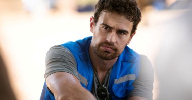 Actor and UNHCR goodwill ambassador Theo James looks on during a visit to Aghor while on a trip with the United Nations refugee agency in Mauritania, Oct. 9, 2024. (Reuters Photo)