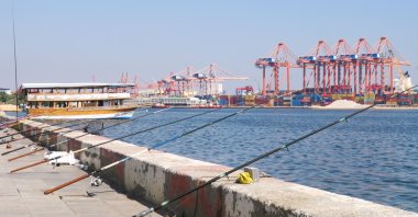 The port of Mersin, southern Türkiye, Oct. 8, 2024. (Reuters Photo)