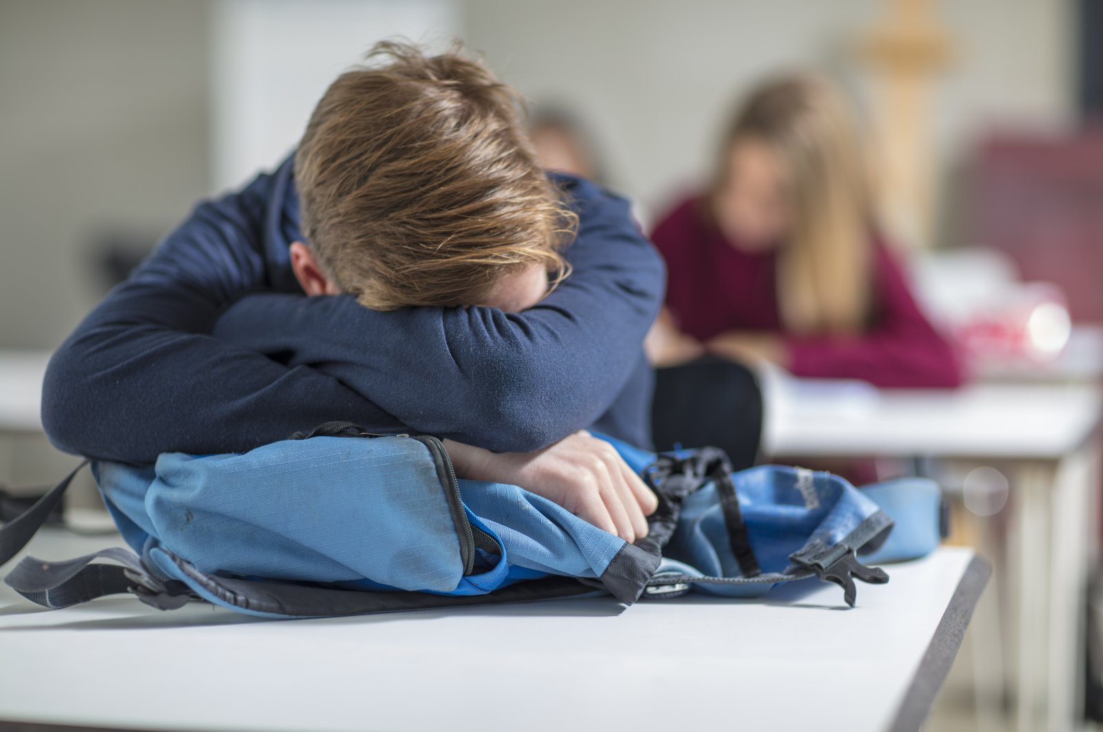 Youths in Europe, Canada and Central Asia feel less family support and more school pressure than before, the World Health Organization warned. (Getty Images)