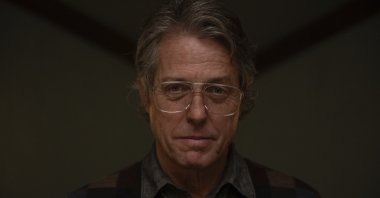 This image released by A24 shows Hugh Grant in a scene from &quot;Heretic.&quot; (AP Photo)