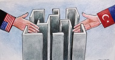 &quot;As Trump returns to office with an opportunity to reshape Türkiye-U.S. relations, particularly regarding defense collaboration within NATO, both nations stand at a pivotal crossroads.&quot; (Illustration by Erhan Yalvaç)