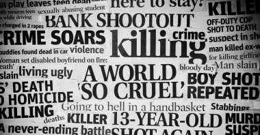 "In a media landscape saturated with violence, understanding its impact on society is more crucial than ever." (Getty Images Photo)