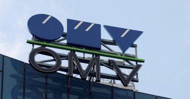 A view of the logo of Austrian energy company OMV AG in Vienna, Austria, May 28, 2024. (Reuters Photo)