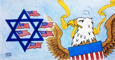 &quot;Christian Zionism has become an American political and religious ideology that converges the Jewish eschatological “Gathering of Israel” with the second coming of Jesus Christ.&quot; (Illustration by Erhan Yalvaç)