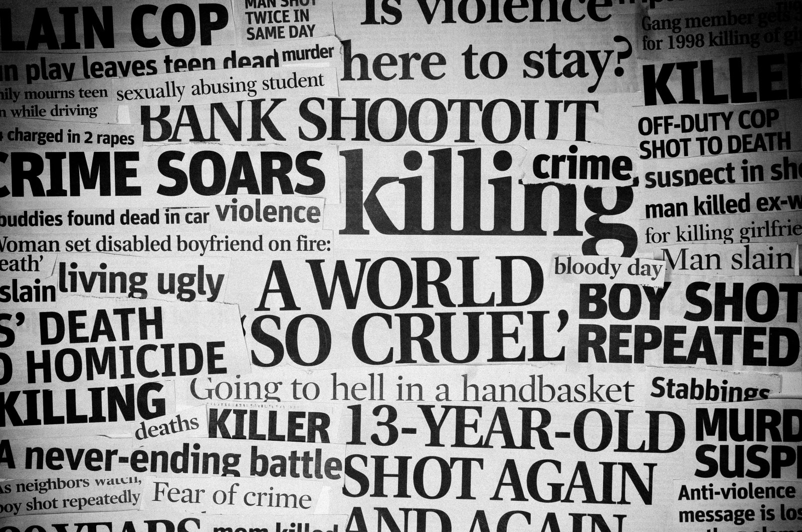 "In a media landscape saturated with violence, understanding its impact on society is more crucial than ever." (Getty Images Photo)