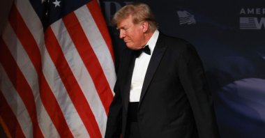 U.S. President-elect Donald Trump attends the America First Policy Institute Gala held at Mar-a-Lago, Florida, U.S., Nov. 14, 2024. (AFP Photo)