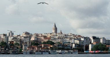 A general view of the iconic Galata Tower in Istanbul, Türkiye, May 12, 2024. (Reuters Photo)