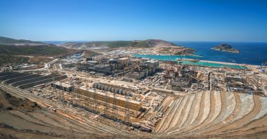 The construction site of the Akkuyu Nuclear Power Plant, Mersin, southern Türkiye, July 1, 2024. (AA Photo)