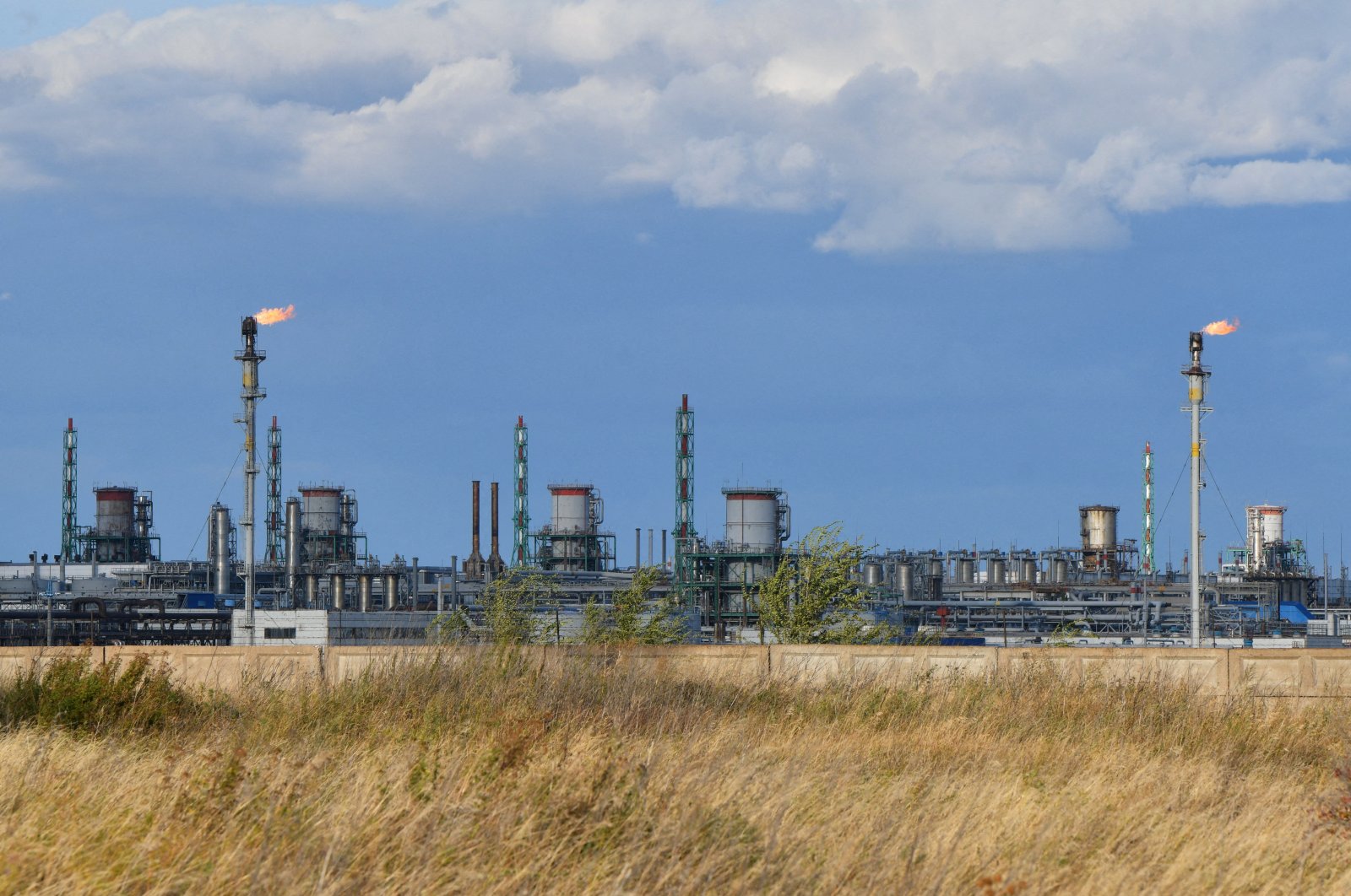 A view shows the Orenburg gas processing plant of Gazprom in the Orenburg region, Russia, Sept. 1, 2023. (Reuters Photo)