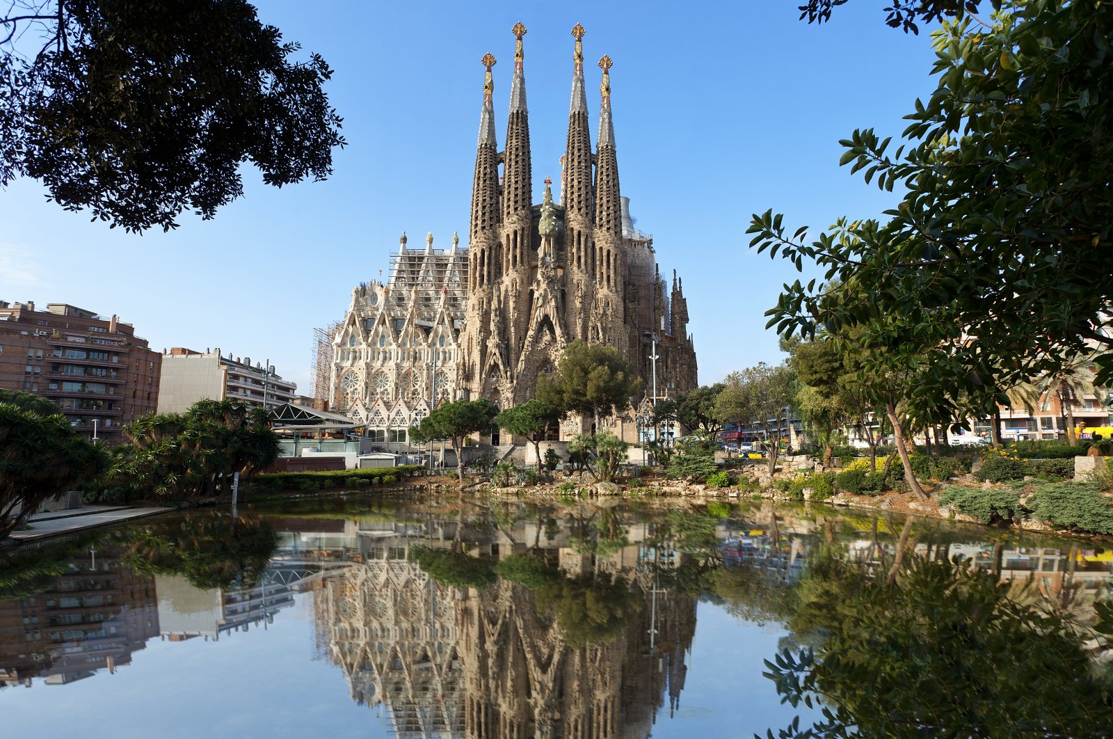 Designed by Antoni Gaudí, the stunning Sagrada Familia is a UNESCO World Heritage site in Barcelona, Spain, March 21, 2011. (Getty Images)