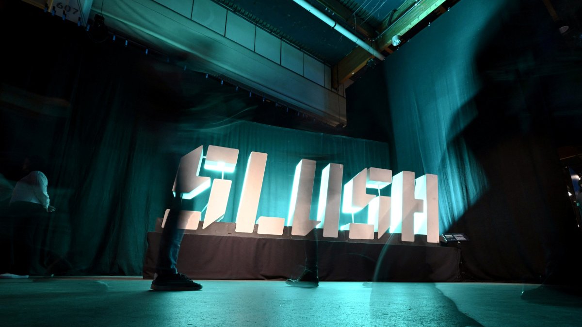 The startup event Slush opens in Helsinki, Finland, Nov. 20, 2024. (Reuters Photo)