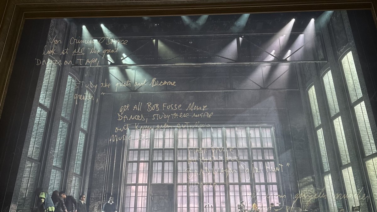 The stage of "MJ: The Musical" at the West End, London, U.K., Nov. 17, 2024. (Photo by Neslişah Yılmaz Hidayetoğlu)