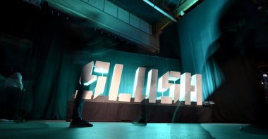 The startup event Slush opens in Helsinki, Finland, Nov. 20, 2024. (Reuters Photo)