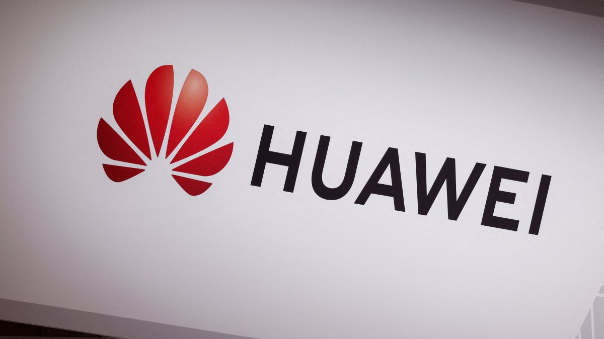 A logo of Huawei Technologies is seen at its exhibition space, at the Viva Technology conference, Paris, France, June 15, 2022.  (Reuters Photo)