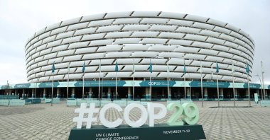 A view shows a venue of the COP29 United Nations climate change conference, Baku, Azerbaijan, Nov. 20, 2024. (Reuters Photo)