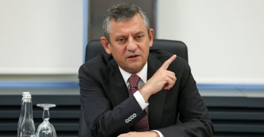 Republican People&#039;s Party (CHP) Chair Özgür Özel hosts a delegation from the Leftist Party at the CHP headquarters in the capital Ankara, Türkiye, Nov. 21, 2024. (AA Photo)