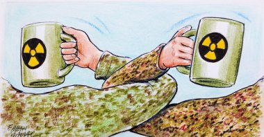 "Mearsheimer's offensive neorealism draws a pessimistic picture of international politics characterized by dangerous inter-state security competition that often leads to conflict and war." (Illustration by Erhan Yalvaç)