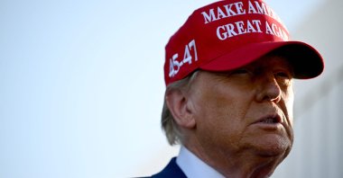 U.S. President-elect Donald Trump attends a viewing of the launch of the sixth test flight of the SpaceX Starship rocket in Brownsville, Texas, U.S., Nov. 19, 2024. (AFP Photo)