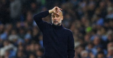 Manchester City manager Pep Guardiola reacts after a Premier League match against Tottenham Hotspur, Manchester, U.K., Nov. 23, 2024. (Reuters Photo)