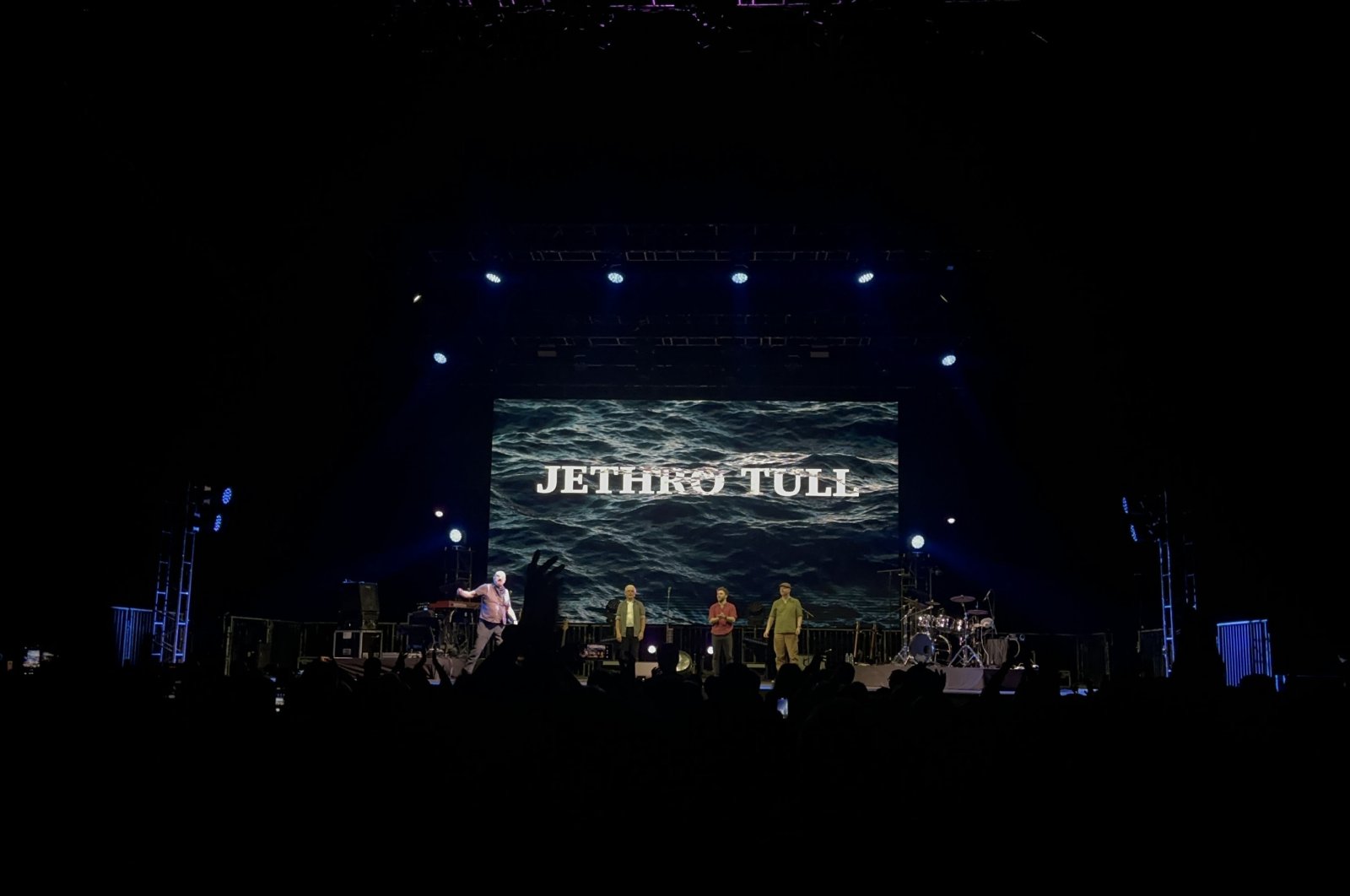 Jethro Tull performs at a concert in Istanbul, Türkiye, Nov. 23, 2024. (AA Photo)