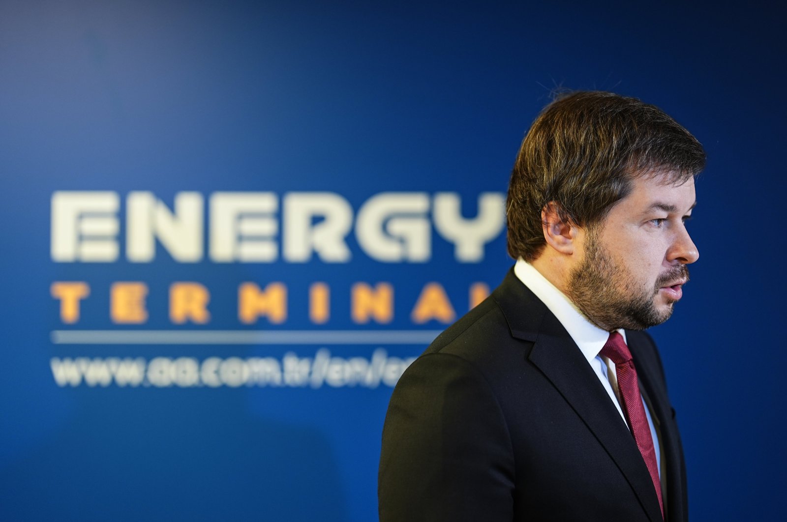 Pavel Sorokin, Russia&#039;s first deputy minister of energy, speaks during an interview on the sidelines of the Istanbul Energy Forum in Istanbul, Türkiye, Nov. 22, 2024. (AA Photo)