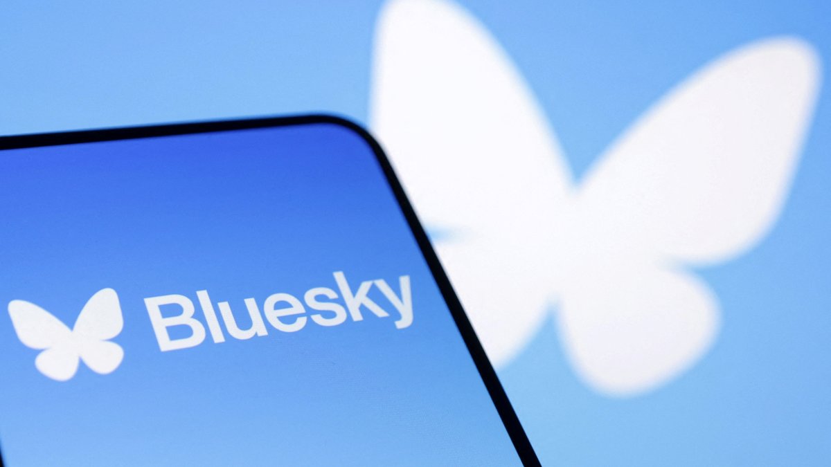 The Bluesky app logo is seen in this illustration taken on Nov. 19, 2024. (Reuters Photo)