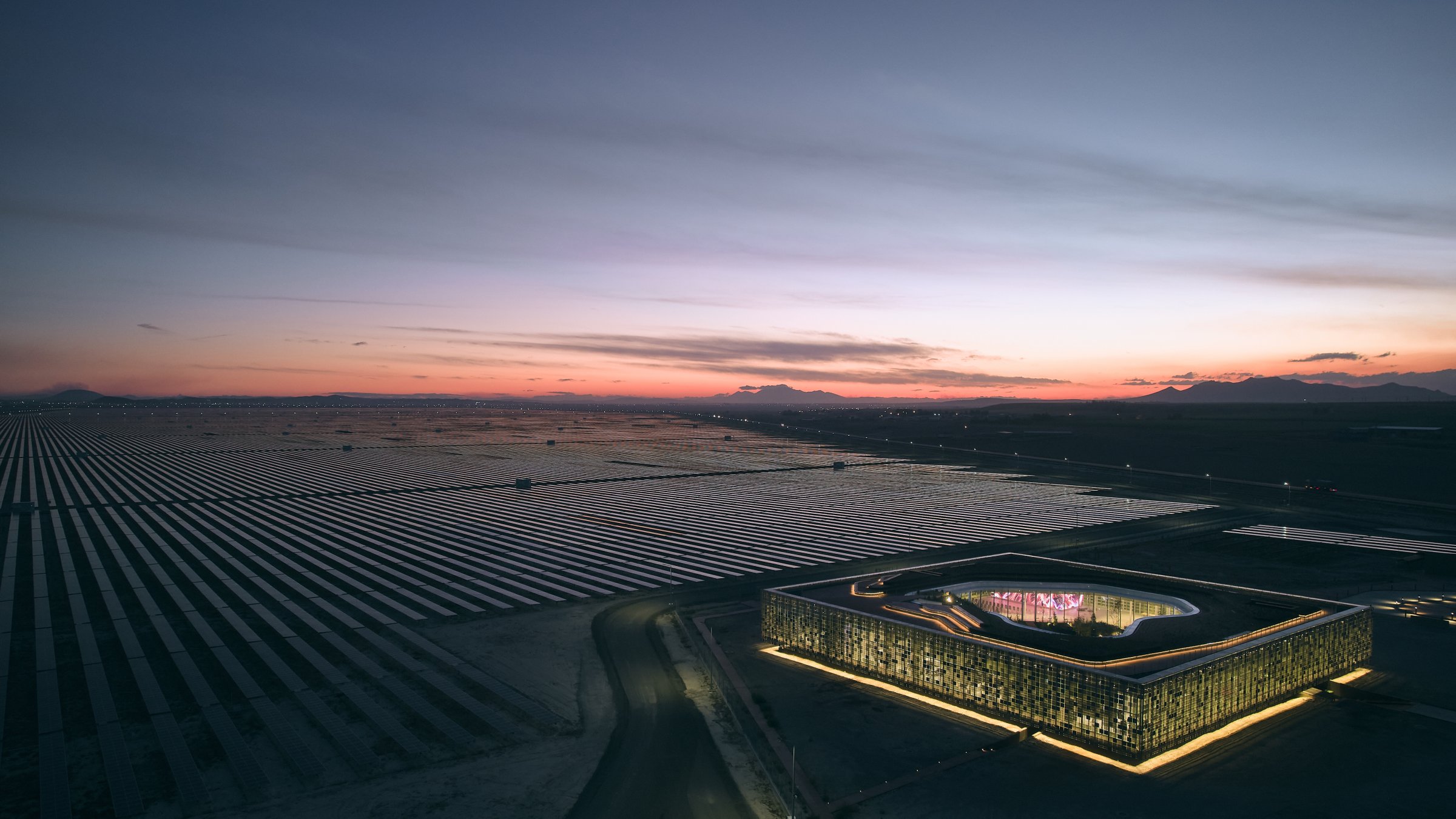 A general view of Kalyon Karapınar solar power plant, Konya, central Türkiye, Nov. 7, 2024. (DHA Photo)