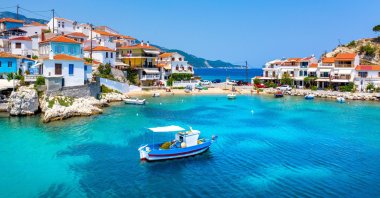 A view of a village on the Samos (Sisam) island, Greece, Sept. 19, 2024. (Shutterstock Photo)