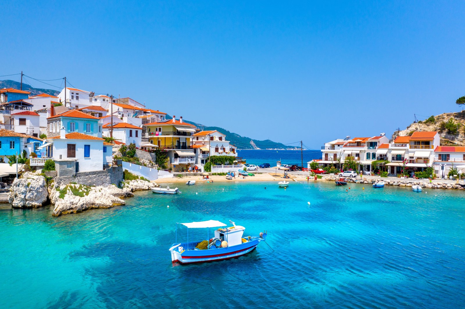 A view of a village on the Samos (Sisam) island, Greece, Sept. 19, 2024. (Shutterstock Photo)